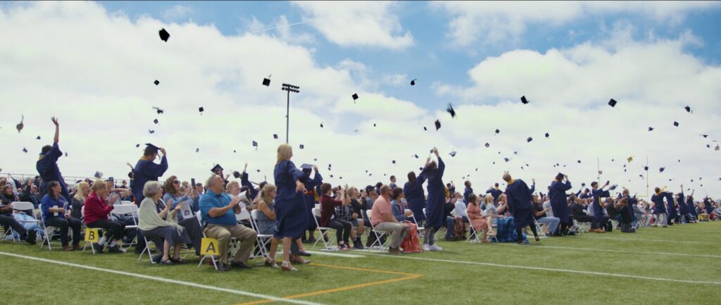 Advantage Stone Fabrication, high schools in Frederick, Colorado, graduation cap toss