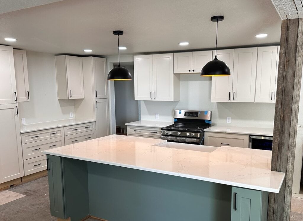 Image of cambria quartz. Have you ever dreamt of having stunning quartz countertops and slabs for your kitchen or bathroom, but were discouraged by the high cost and limited options available in the market? It's frustrating to settle for less when it comes to the most important spaces in your home. Outdated countertops can make your kitchen look drab, while dull bathroom surfaces can take away from the overall aesthetics of your home. Introducing Advantage Stone Fabrication, your one-stop solution for exquisite quartz countertops and slabs. We offer a wide range of options that are not only affordable but also customizable to suit your unique style and preferences. With Advantage Stone Fabrication, you can transform your kitchen or bathroom into a luxurious space that reflects your personal taste. Our expert craftsmen ensure precision fabrication and installation, guaranteeing a flawless finish that will leave you in awe. Don't settle for mediocre when you can have exceptional. Upgrade your home with Advantage Stone Fabrication's quartz countertops and slabs today!