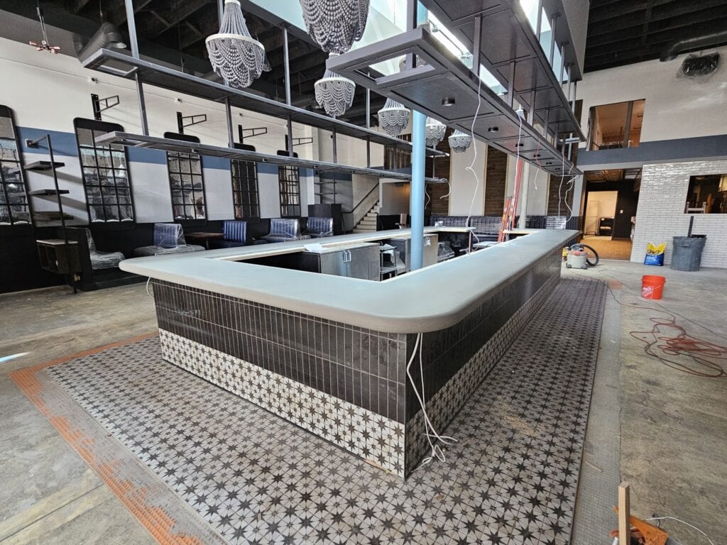 Commercial restaurant quartz countertop in longmont, CO