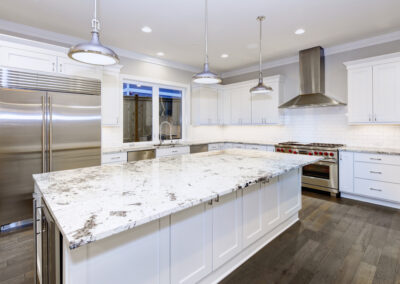 Kashmir White custom countertops in Longmont, CO