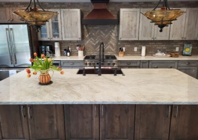 Textured Caesarstone countertop by Advantage Stone in Colorado
